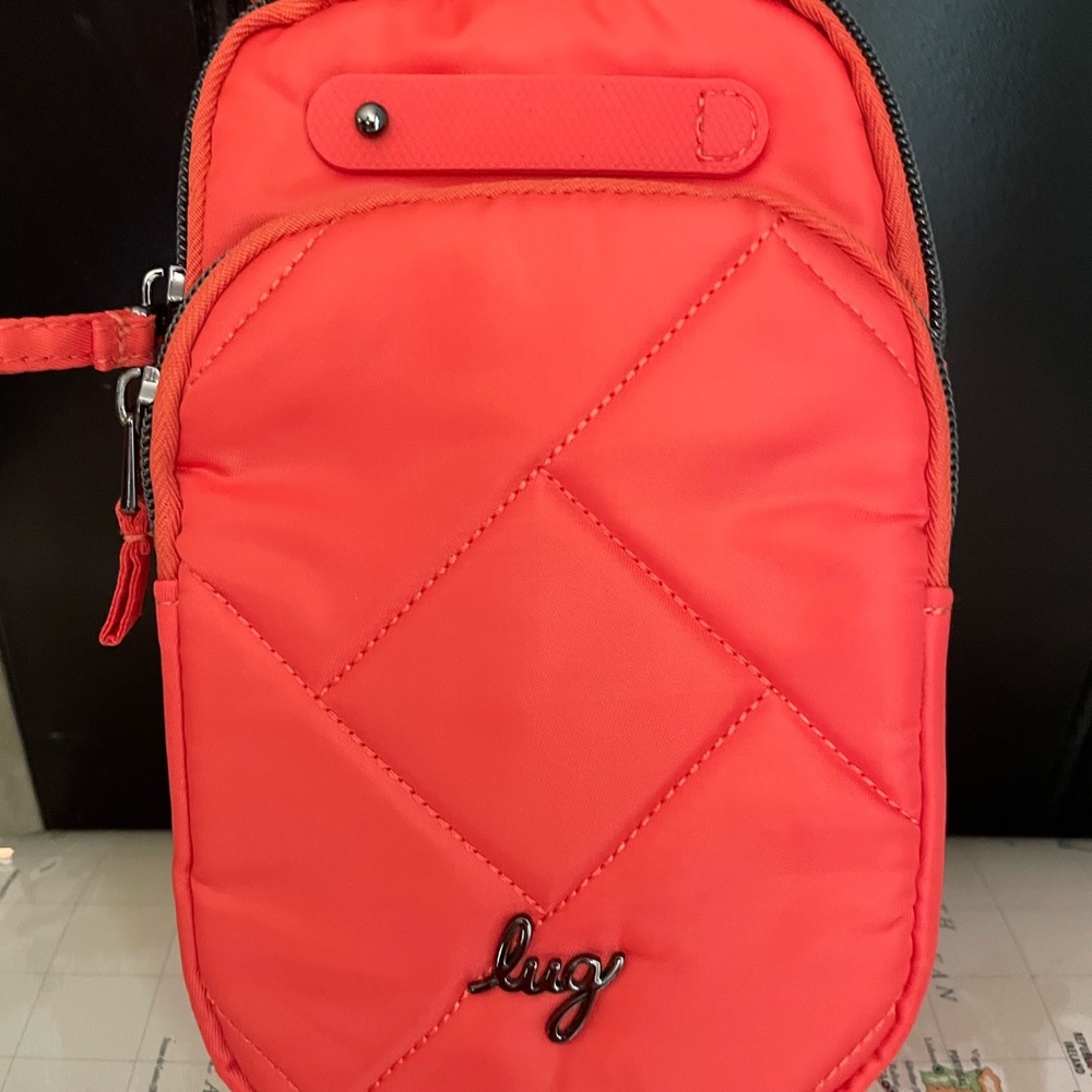 Lug Red Crossbody Bag